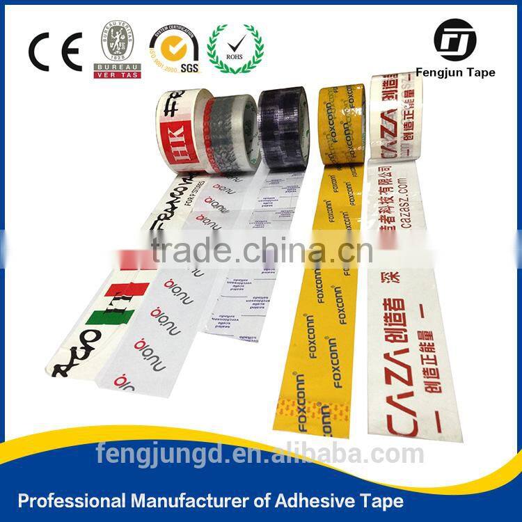printed bopp adhesive packing tape with logo