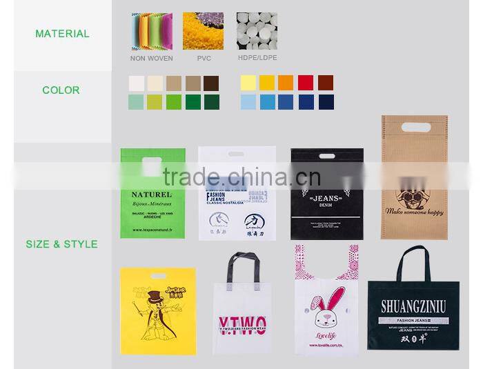 Advertising Promotion Customized Logo Printed New Gift Die Cut Holographic Plastic Liners Bag