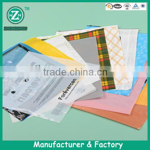 zipper bag with printing, transparent plastic zipper bag, poly bags with zippers