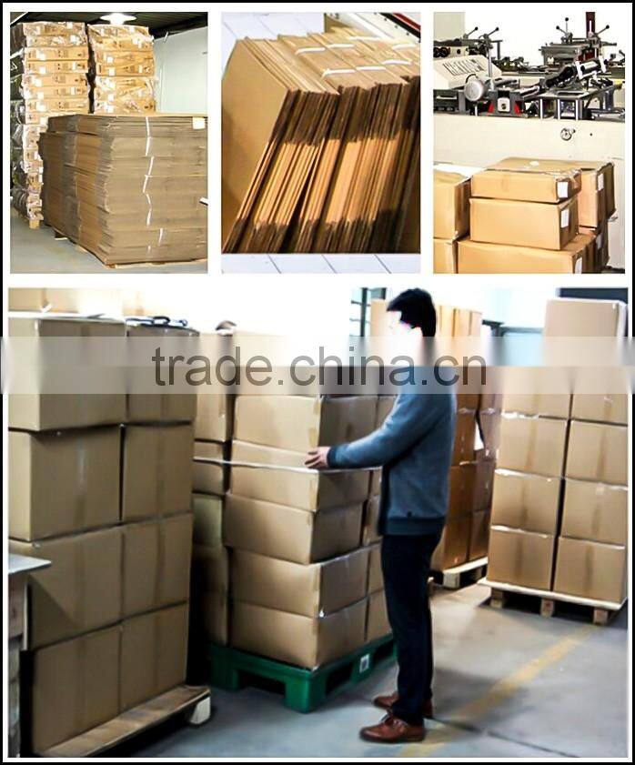 Red surface custom logo brand print kraft paper bag with paper handle