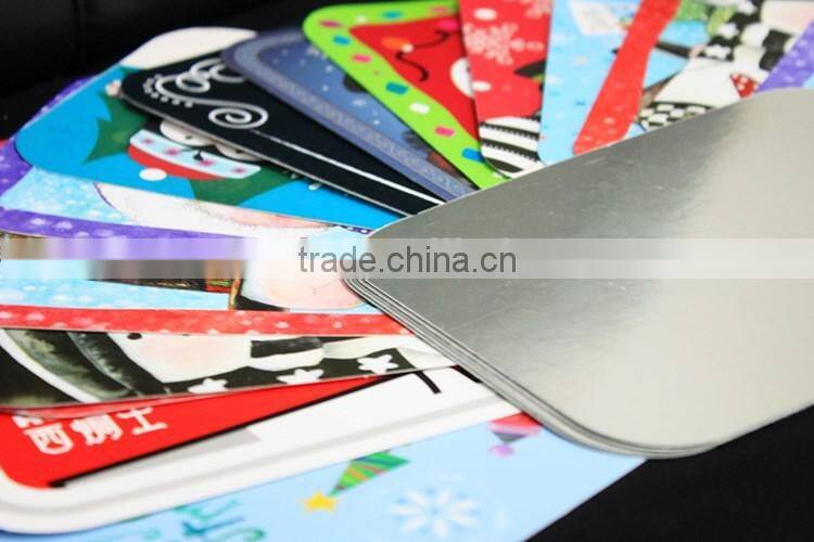 2016 New Style customized rectangular yogurt cup aluminium foil lid