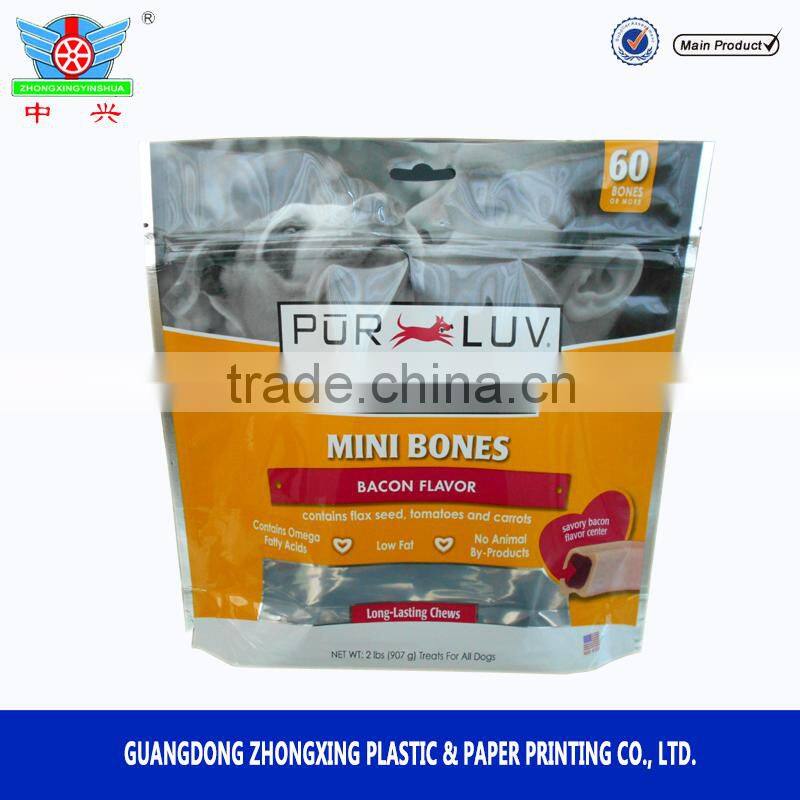 Window Plastic Food Packaging Bags With Zip lock Bags Aluminum Foil Packaging bag