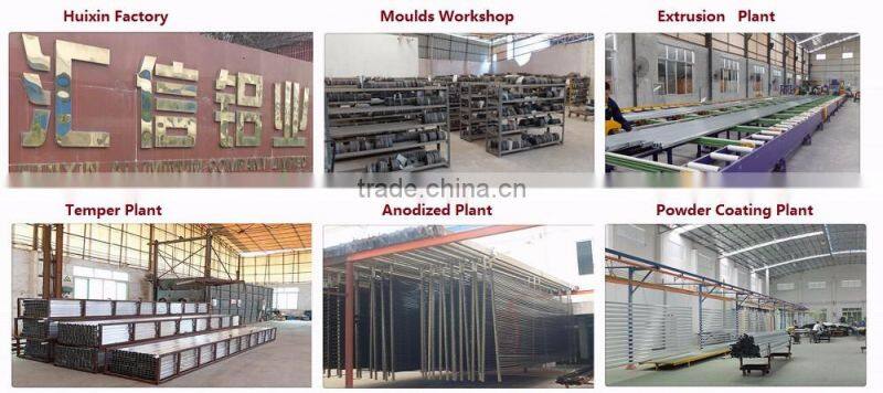 Anodizing treatment 6063 alloy aluminum corner aluminum extrusion profiles