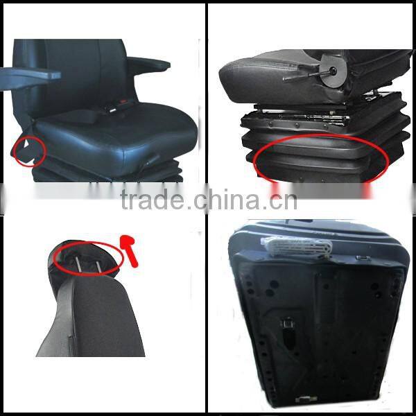 Luxury suspension shock absorber seat