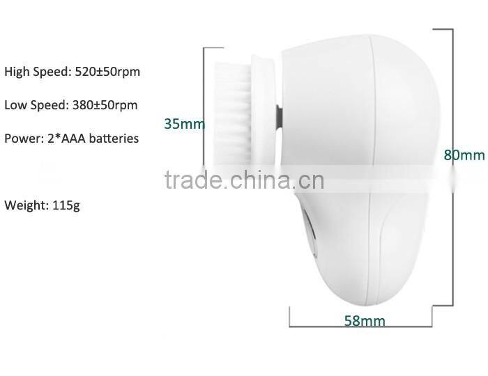 CE FCC ROHS FDA Certification Multi-Function Beauty Equipment Electronic Facial Brush