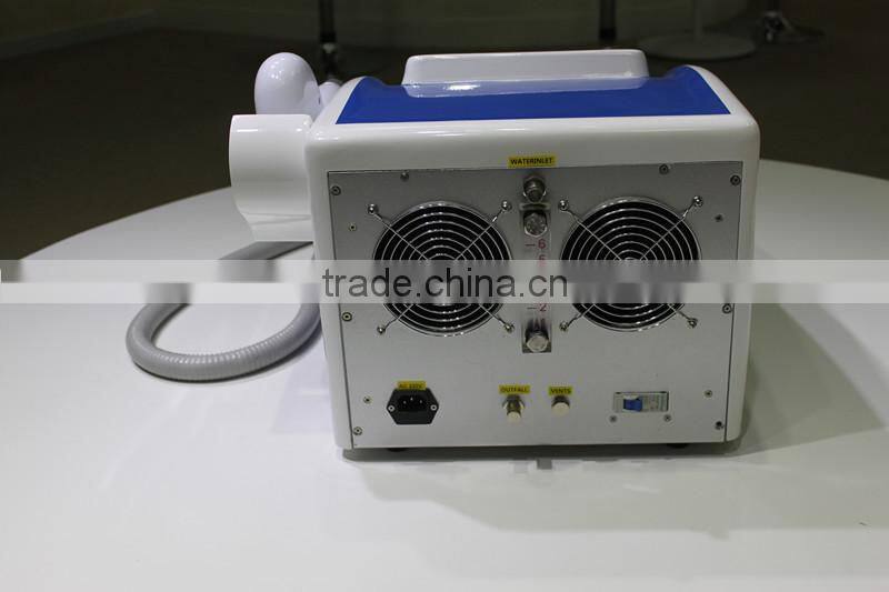Portable 808nm diode laser hair removal device with 10 Germany bars in the treatment hand/Perment laser hair removal