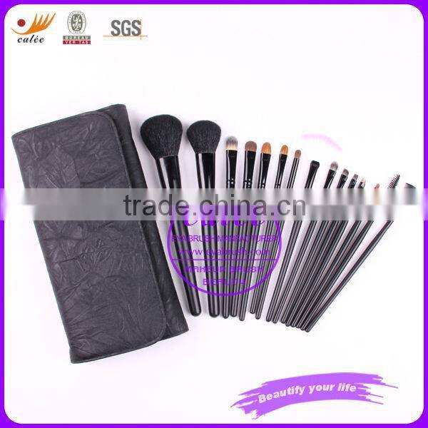 newest 16pcs top quality animal hair makeup brushes