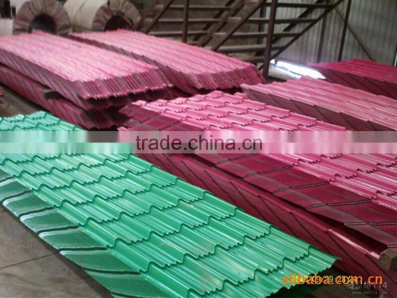color coated roofing corrugated steel sheet with reasonable price