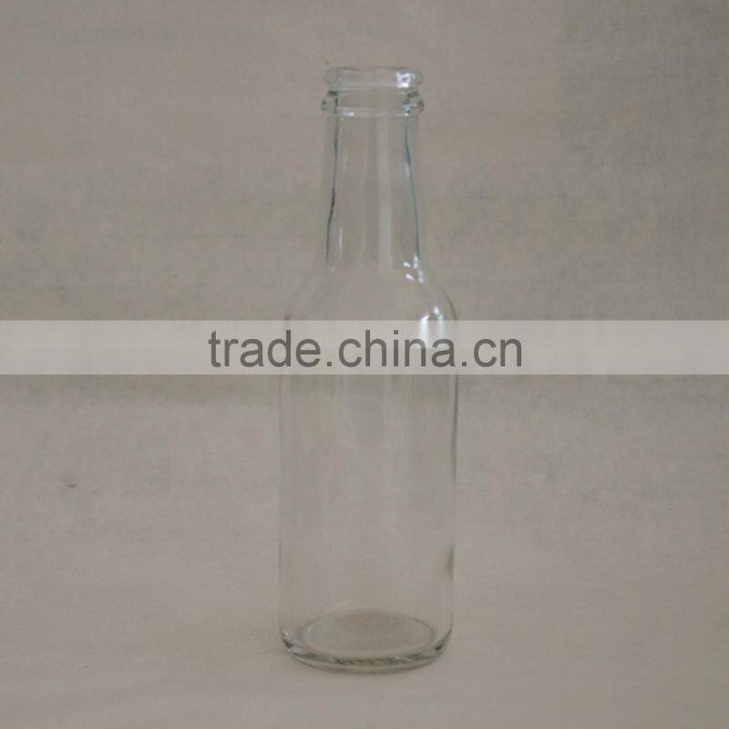 5 oz clear glass beer bottle