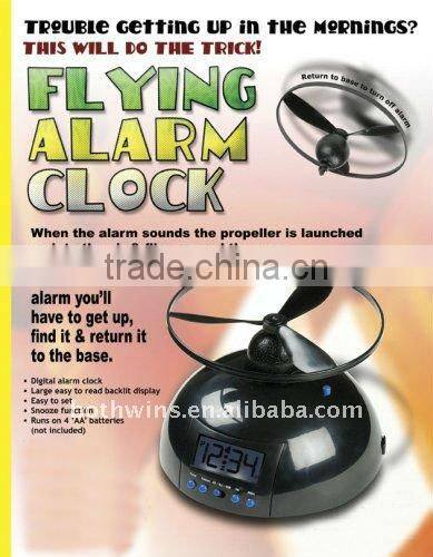 Flying Helicopter Alarm Clock