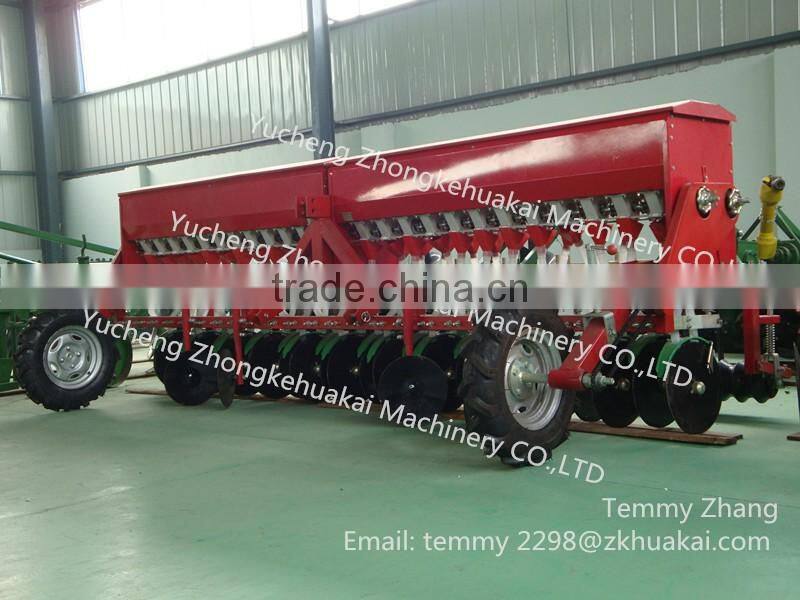 Tractor mounted wheat seeder planter