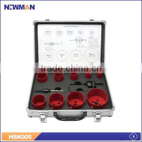 19mm-57mm 11pcs bi-metal hole saw