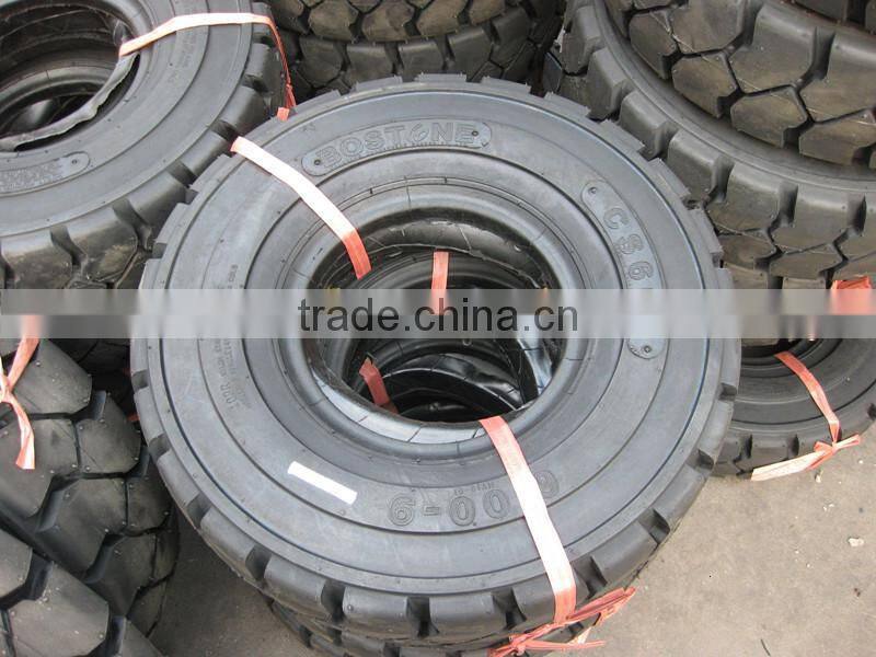 Rubber Solid Penumatic Wheel tire forklift 7.00-9 7.00-15 with top quality