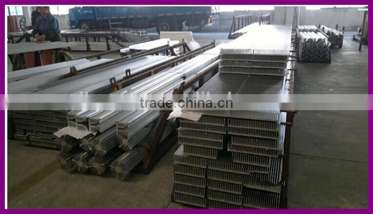 Round sun flower customized extruded aluminum heat sink