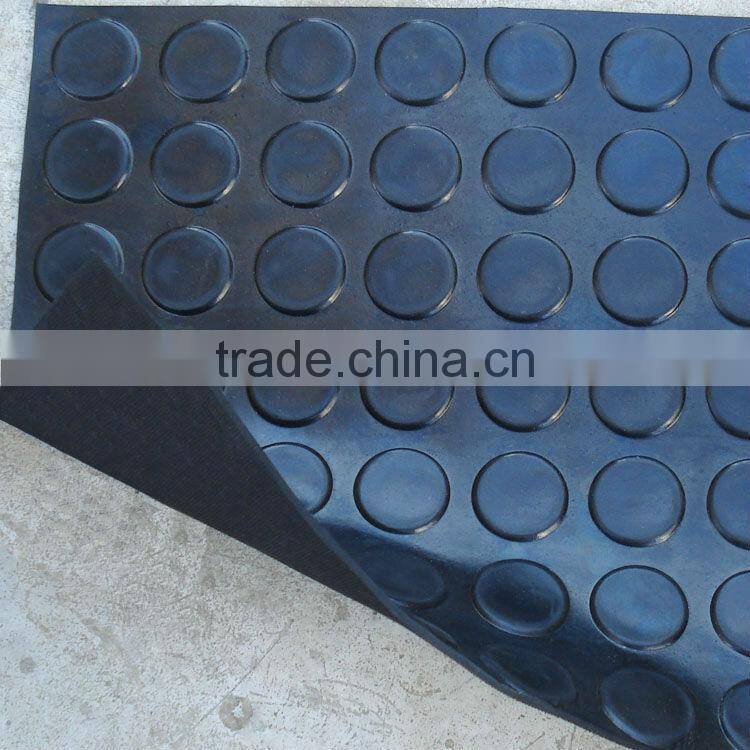 3mm round stud rubber mat /rubber sheet/rubbr flooring