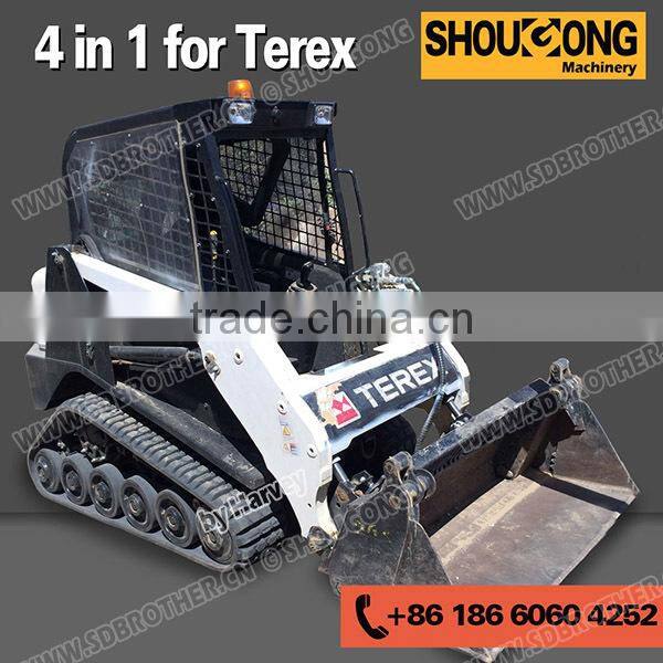 Skid Loader attachment 4 in 1 bucket