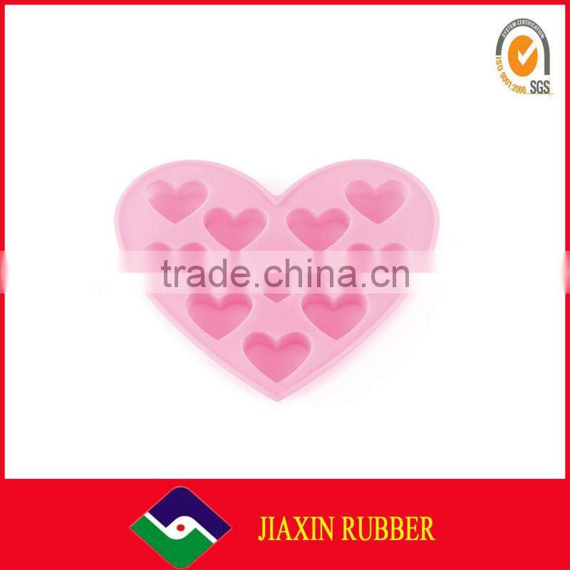 silicone heart shaped flower shape cake mold