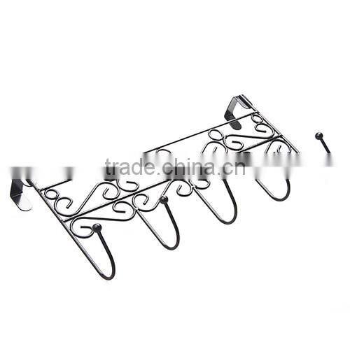 Heavy Duty 5 Heads Over The Door Hooks Rack Hanger