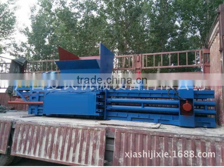 Small horizontal packing machine, small waste paper baler, balling machine for sale