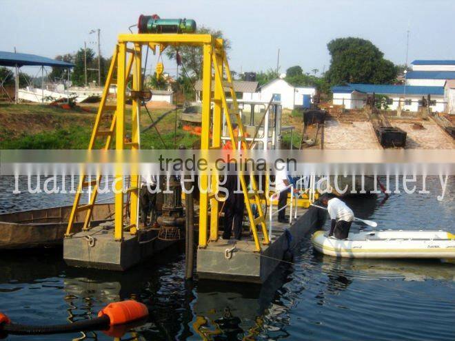 100 - 300 cub/h underwater dredging machine for river cleaning and construction