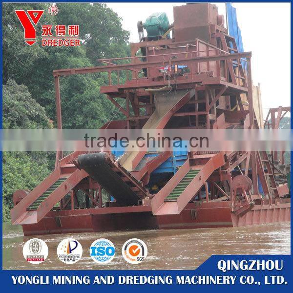 Best selling bucket chain gold mining machine