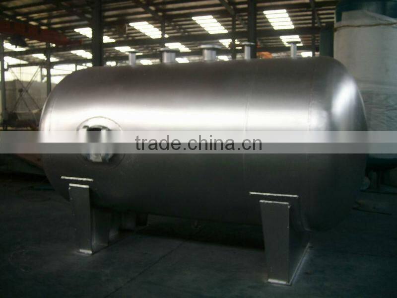 Stainless steel horizontal water storage tank for sale