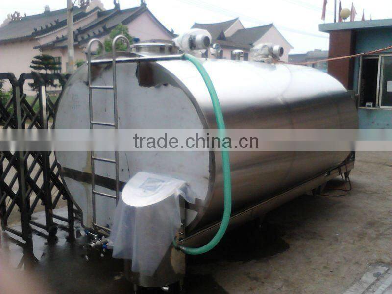 5,000 litre horizontal cooling tanks road tanker