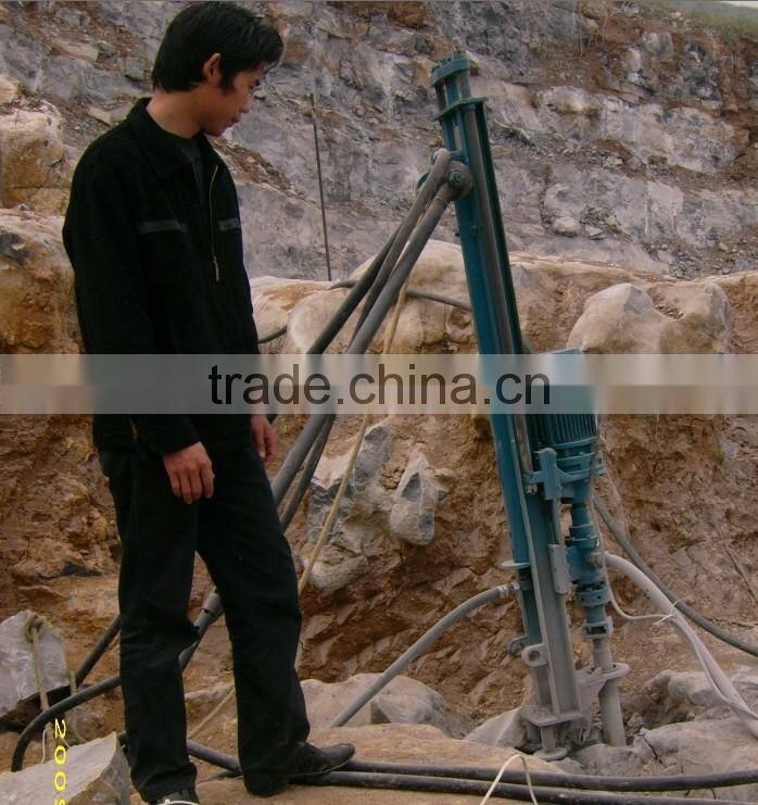 GD90 for drill hard rocks small portable borehole hydraulic drilling machine