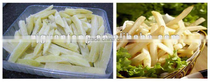frozen french fries continuous frying production line