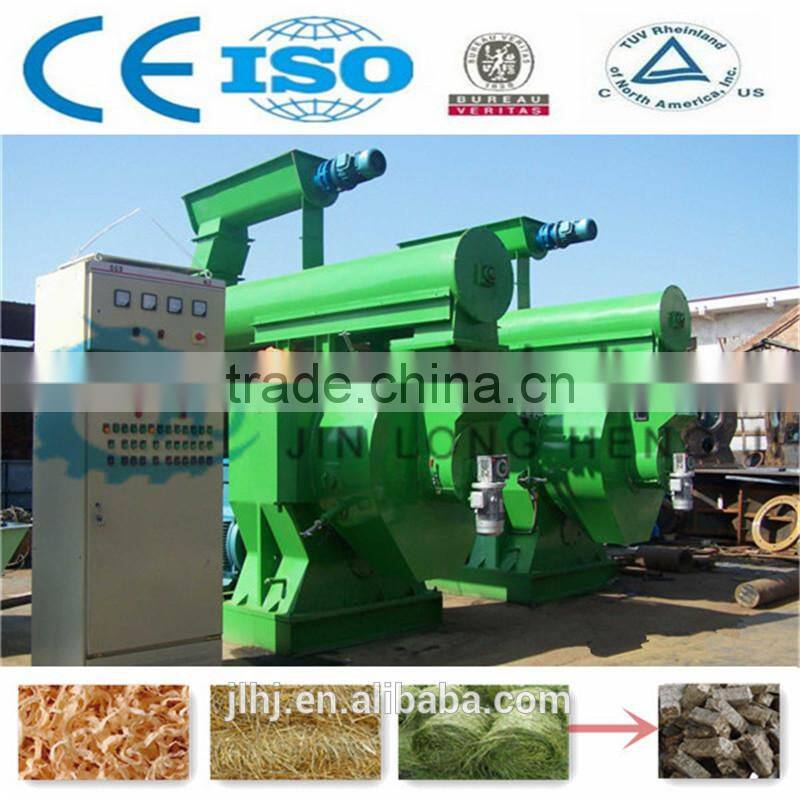 Straw Fuel Molding Machine ISO9001 / Machine for straw molding/Biomass Briquette Machine