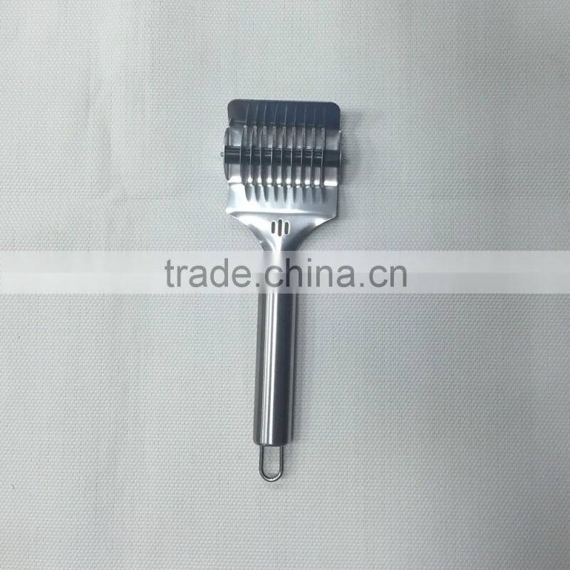 Stainless Kitchen Bacon Meat Vegetable Knife Cutter Item