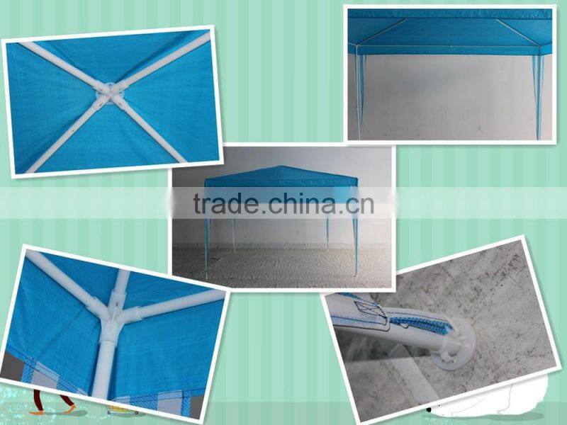 3x3m cheap white PE outdoor gazebo