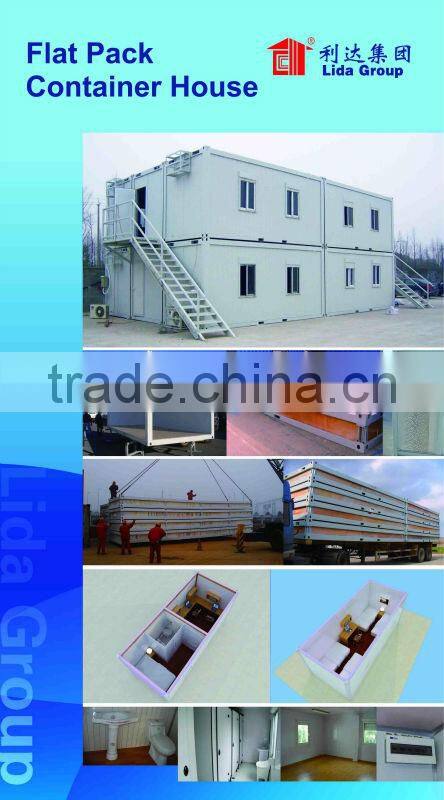 Cheap China Steel Frame Prefab Container House/ Modular Container Homes