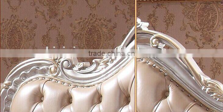 Bisini Luxury Furniture Bed, Exquisite Bedroom Furniture King Size Bed, Wooden Bedroom Furniture Set (BF01-ML010)