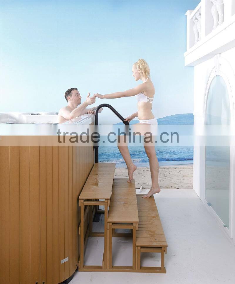 free standing corner bathtub/folding-hot-tub/inflateable hot tub