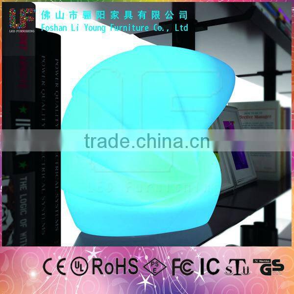 Made In China Very Popular High Tech Product Outdoor LED Flash Furniture For Beautiful And Durable Nautilus Shape LED Table Lamp