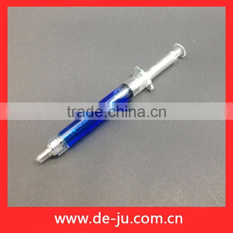 Transparent Plastic Cylinder Shape Mini Ball Pen