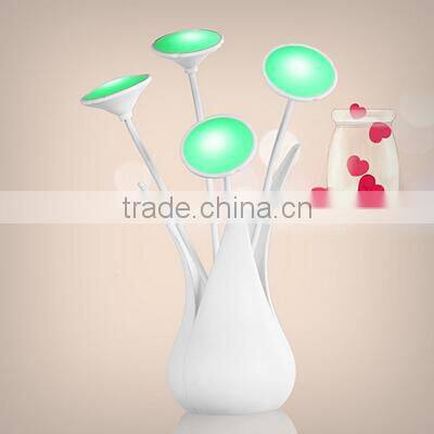 USB Flower Vase Shaped Led Motion Sensor Night Light