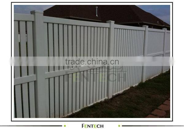 PVC semi privacy fencing