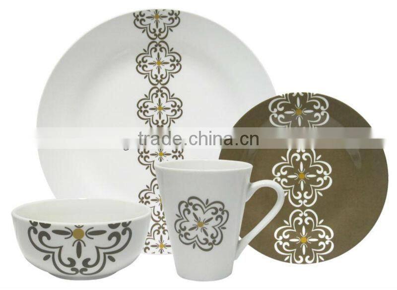 18pcs Dinner set, Porcelain with Decal