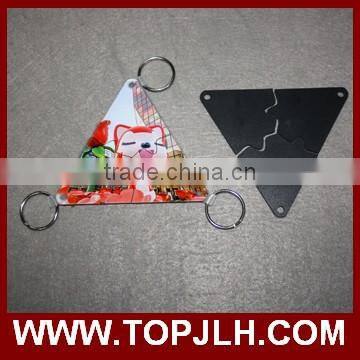 Cheap photo printing heyring,custom printed 12 zodiac keychain