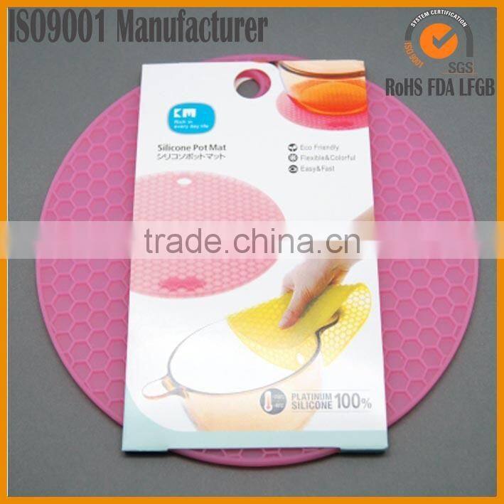 Heat Resistant Hot Dishes Pots Pans Plates Mate Trivet Silicone Mat