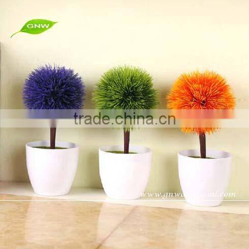 GNW GP010 Fake Artificial Coloured Plant Pots for office table decoration