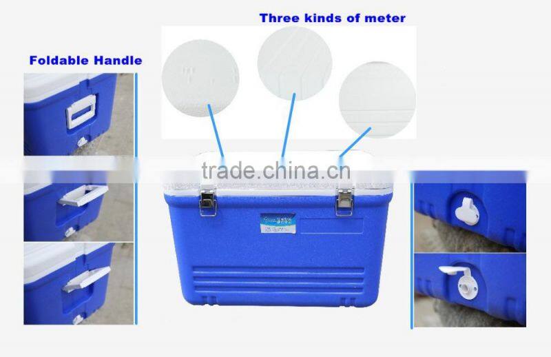 portable large plastic fishing cooler box