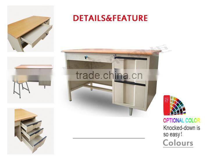 China export office furniture steel sheet computer desk