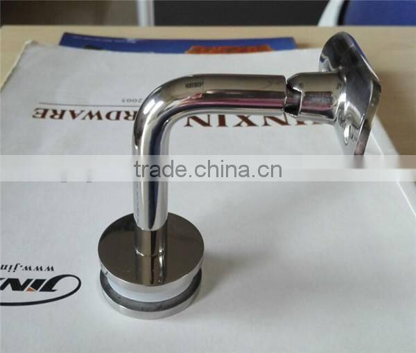 Tube Indoor Mirror Polished Handrail Bracket For Glass Fencing