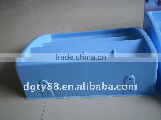 Vacuum forming plastic display for cosmetic