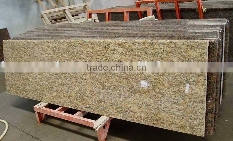 For sale Giallo Santa Cecilia granite countertop,island top and vanity top