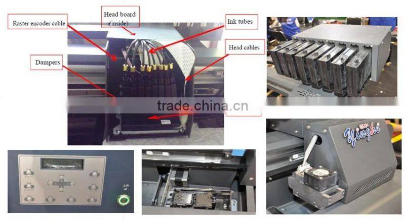 High quality Multicolor digital flatbed uv phone case printer