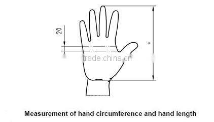 Genuine Deer Skin WHITE/BLACK Mechanics Glove